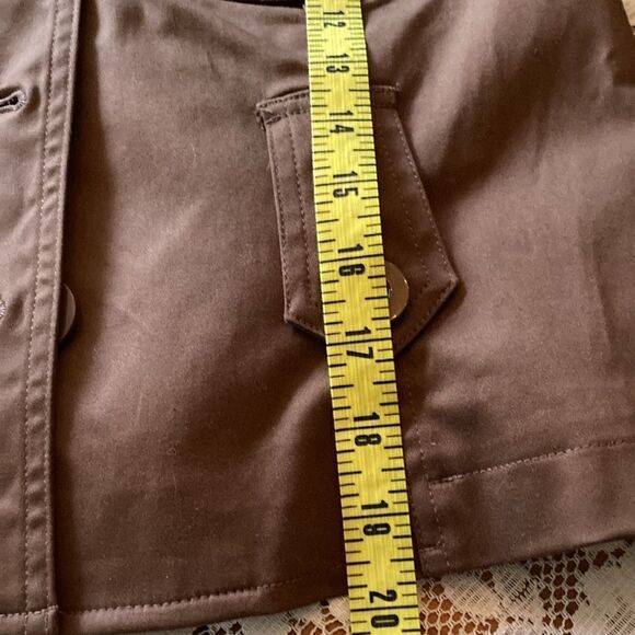 INC International Concept Brown Lined Jacket Size Small EUC - Picture 8 of 8